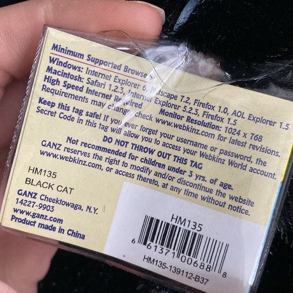 Webkinz Black Cat Sealed Code - Picture 5 of 9